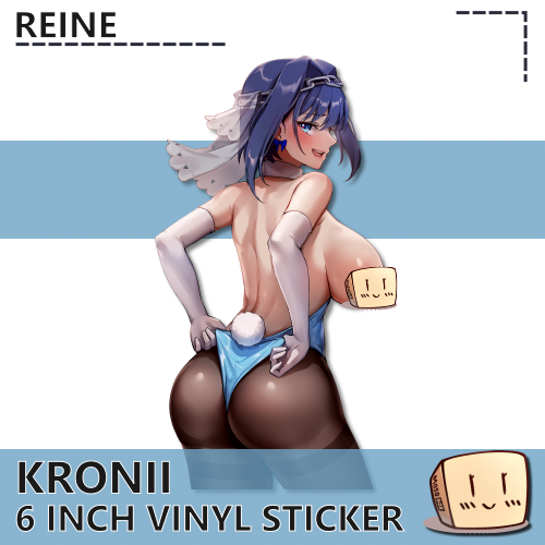 REI-S-17 Bunny Girl Kronii Butt Sticker NSFW - Reine - Censored