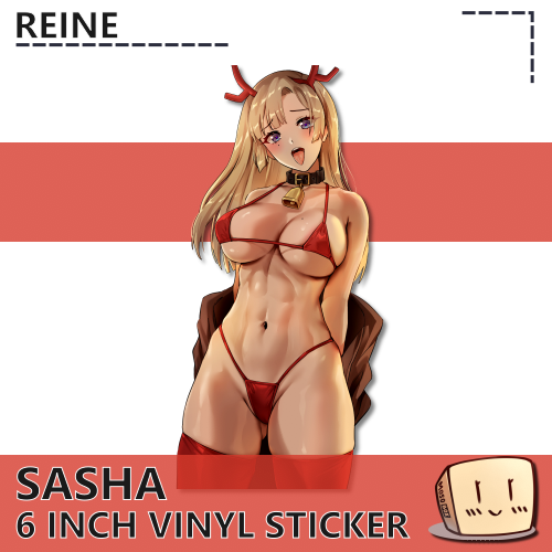 REI-S-21 Christmas Sasha Sticker - Reine - Store Image