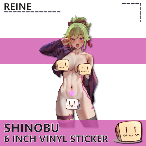 REI-S-33 Casual Shinobu Sticker NSFW - Reine - Censored