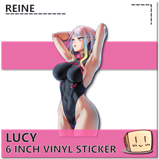 REI-S-41 Lucy Leotard Sticker - Reine - Store Image