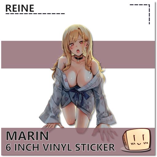 REI-S-52 Marin Robe Sticker - Reine - Store Image
