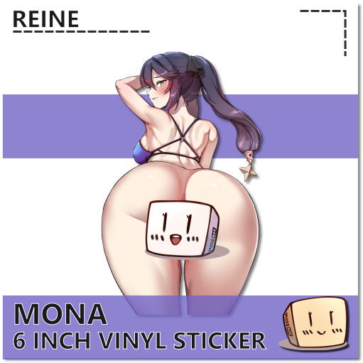 REI-S-58 Casual Mona Sticker NSFW - Reine - Censored