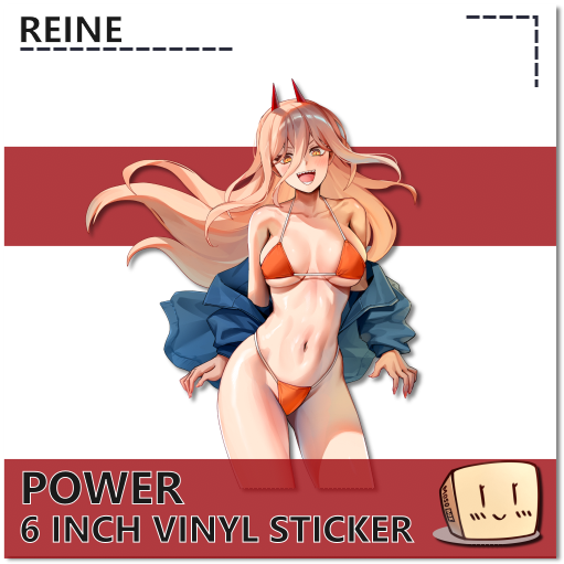 REI-S-69 Bikini Power Sticker - Reine - Store Image