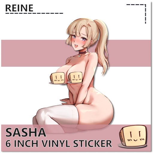 REI-S-90 Thigh High Sasha Sticker NSFW - Reine - Censored