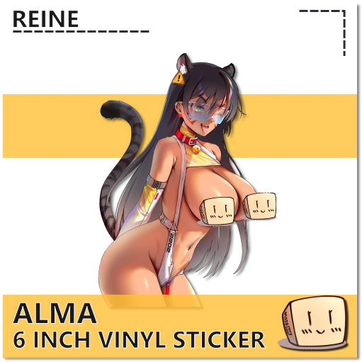 REI-S-92 Tiger Alma Sticker NSFW - Reine - Censored