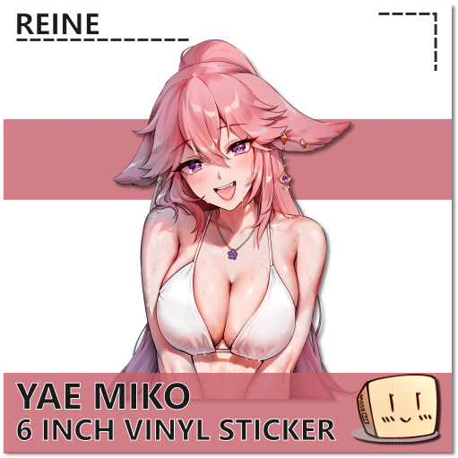 REI-S-95 Bikini Yae Miko Sticker - Reine - Store Image