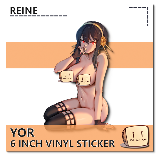 REI-S-A-02 Yor Sticker NSFW - Reine - Censored