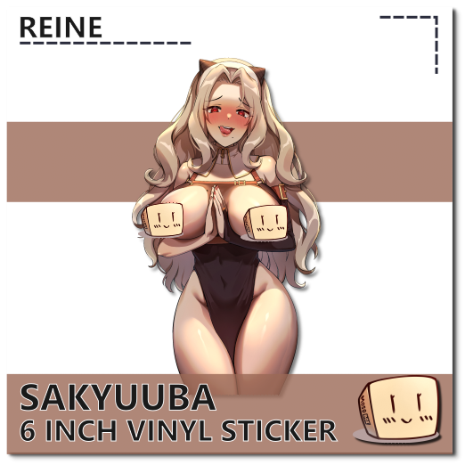 TAM-S-03 Sakyuuba Smile Sticker NSFW - Reine - Censored