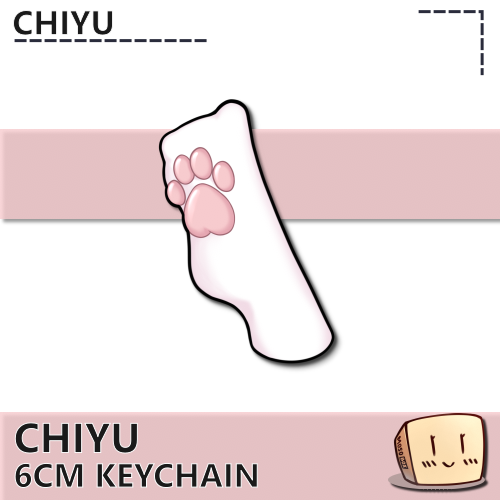 CHI-KC-02 Chiyu Paw Sock Keychain - Chiyu - Store Image
