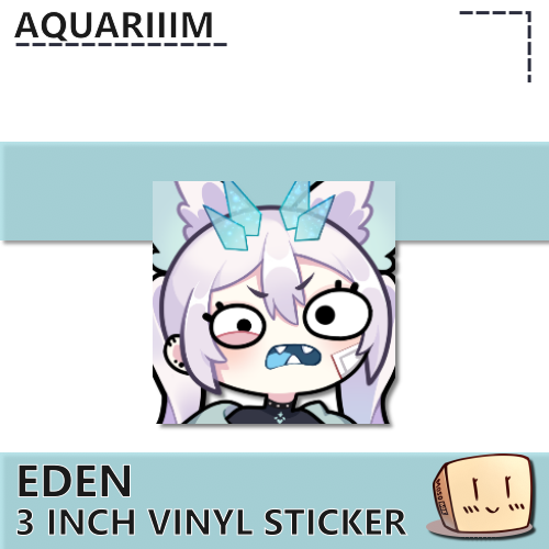 EDE-S-01 Eden Crackhead Sticker - Aquariiim - Store Image