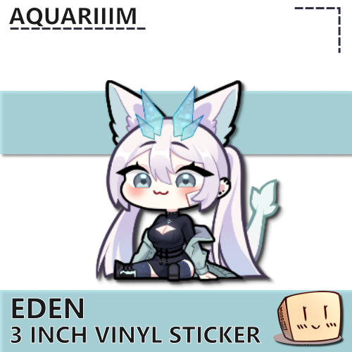EDE-S-02 Eden Sit Sticker - Aquariiim - Store Image