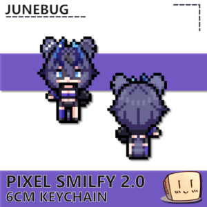 Pixel Smilfy 2.0 Keychain - Junebug