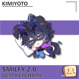 Sleepy Bunny Girl Suit Smilfy 2.0 Keychain - Kimiyoto