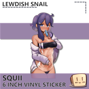 Squii Swimsuit Tan  Sticker - Lewdish Snail