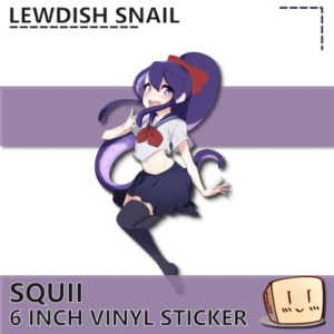 School Uniform Squii Sticker - Lewdish Snail