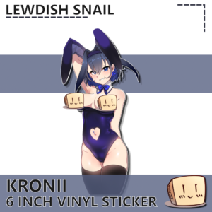 Bunny Kronii Sticker - Lewdish Snail