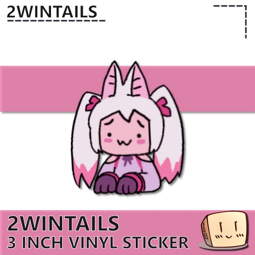 WIN-S-01 2Wintails Sticker - 2Wintails - Store Image