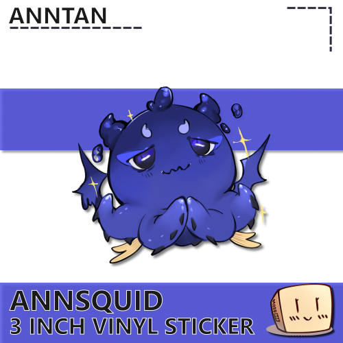 ANN-S-02 Annsquid Sticker - Anntan - Store Image