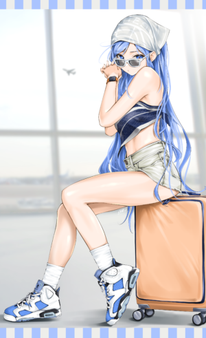 Airport Minah Wallscroll - Chaesu