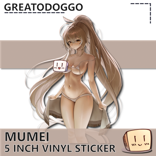GRE-S-04 Bikini Mumei Sticker NSFW - GreatoDoggo - Censored