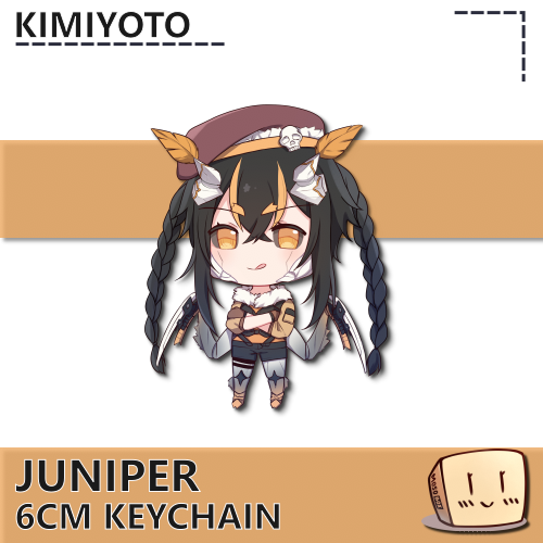 JUN-KC-06 Chibi Project Actias Juniper Keychain - Kimiyoto - Store Image