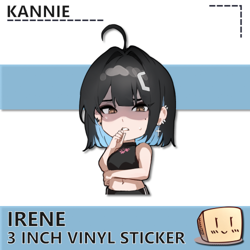 KAN-S-03 Disgusted Chibi Irene Sticker - Kannie - Store Image