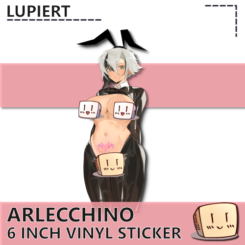 LUP-S-04 Bunny Girl Arlecchino Sticker NSFW - Lupiert - Censored