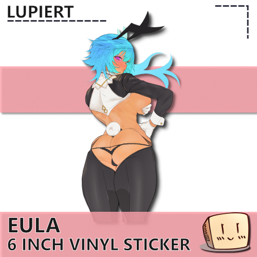 LUP-S-05 Bunny Girl Eula Sticker - Lupiert - Store Image