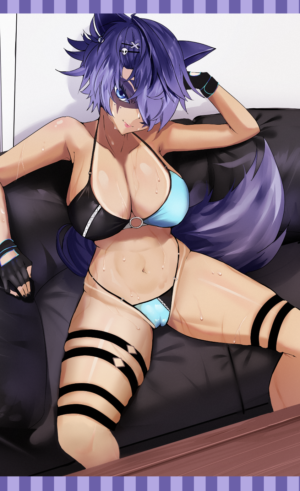 Snuffy Bikini Couch Wallscroll - Therrao