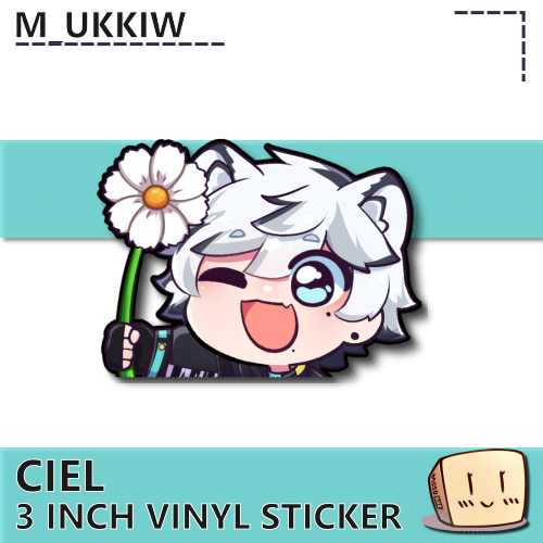 CIE-S-02 Ciel Flower Sticker - M_ukkiw - Store Image