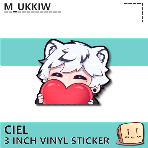 CIE-S-03 Ciel Heart Sticker - M_ukkiw - Store Image