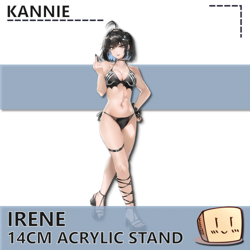 KAN-AS-03 Goth Bikini Irene Standee - Kannie - Store Image