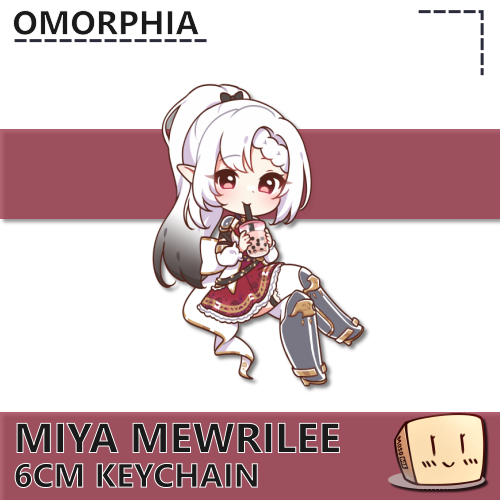MEW-KC-01 Miya Mewrilee Boba Tea Keychain - Omorphia - Store Image