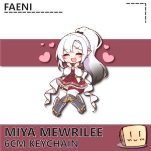 Miya Mewrilee Happy Keychain - Faeni