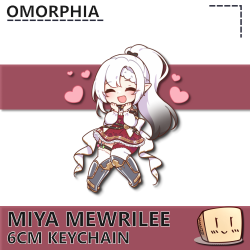 MEW-KC-02 Miya Mewrilee Happy Keychain - Omorphia - Store Image