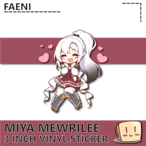 Miya Mewrilee Happy Sticker - Faeni