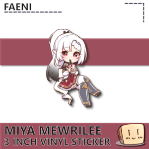 Miya Mewrilee Boba Tea Sticker - Faeni