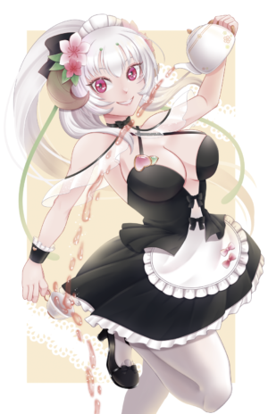 Tea Pouring Maid Momochi - Momochi