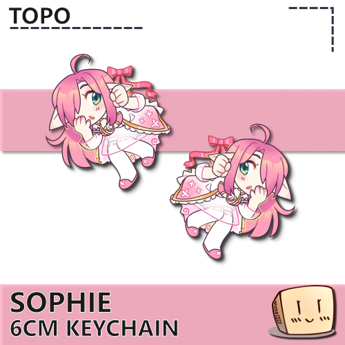 PRE-KC-05 Sophie Keychain - Topo - Store Image