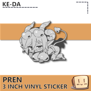 Pren Latex Monochrome Sticker - KE-DA