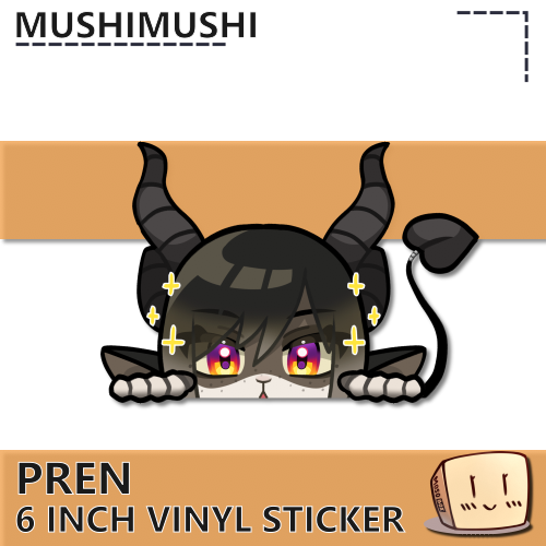 PRE-S-05 Pren Peeker Sticker - MushiMushi - Store Image