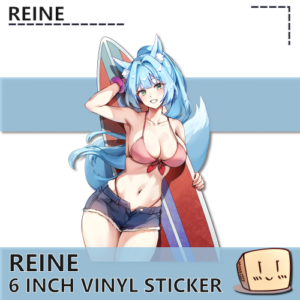 Surfing Reine Sticker - Reine