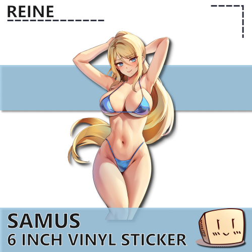 REI-S-A-16 Zero Suit Samus Bikini Sticker - Reine - Store Image