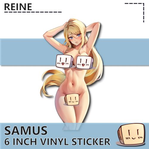 REI-S-A-17 Zero Suit Samus NSFW Sticker - Reine - Censored
