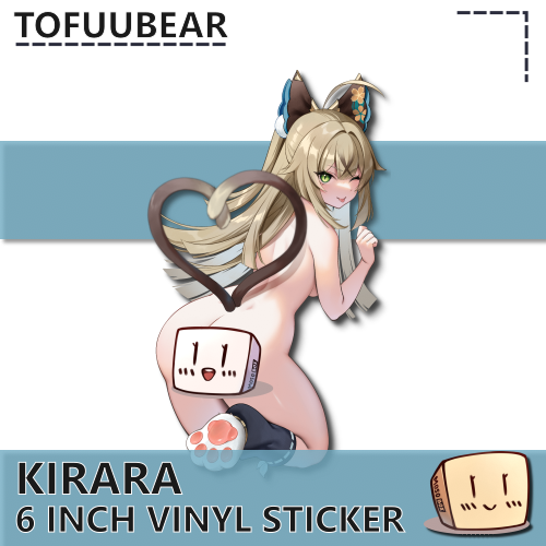 TOF-S-57 Kirara Bikini NSFW Sticker - TofuuBear - Censored