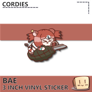 Grenade Bae Sticker - Cordies