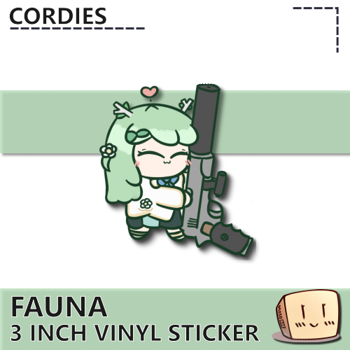 COR-S-03 Pistol Fauna Sticker - Cordies - Store Image