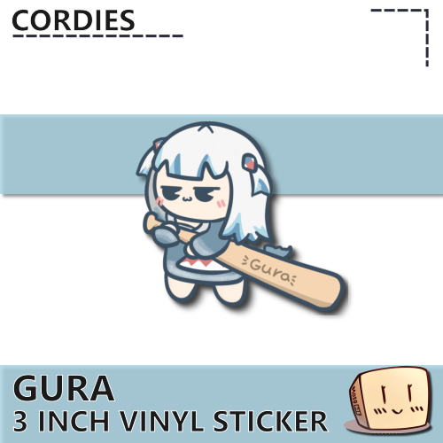 COR-S-04 Bat Gura Sticker - Cordies - Store Image