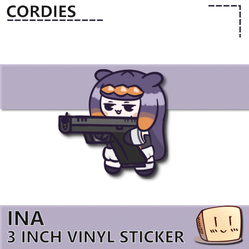 COR-S-05 Pistol Ina Sticker - Cordies - Store Image