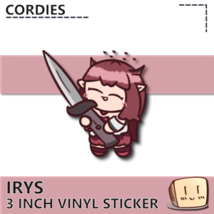 Knife Irys Sticker - Cordies